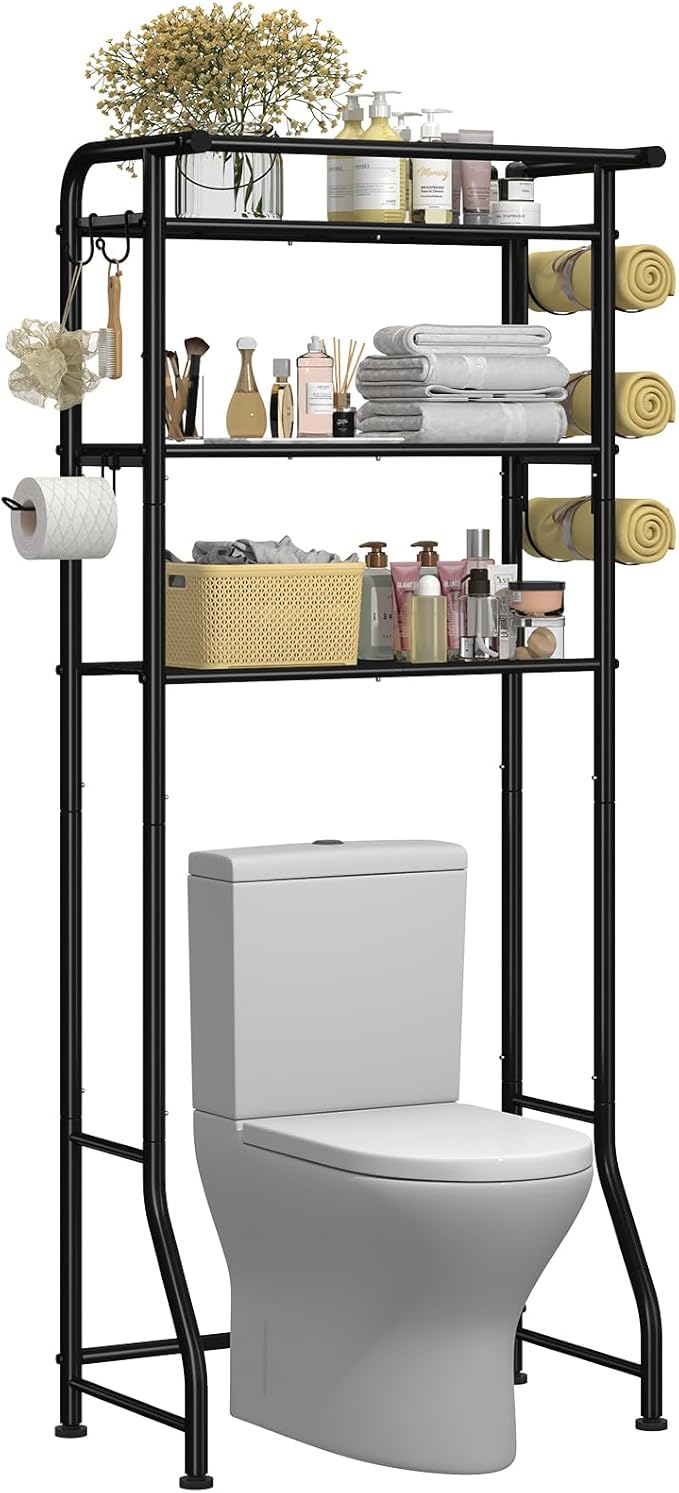 Simple Trending 3 Tier Over The Toilet Rack