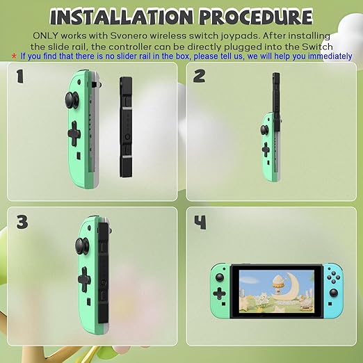 Svonero Controllers - Compatible with Switch Lite/Switch OLED