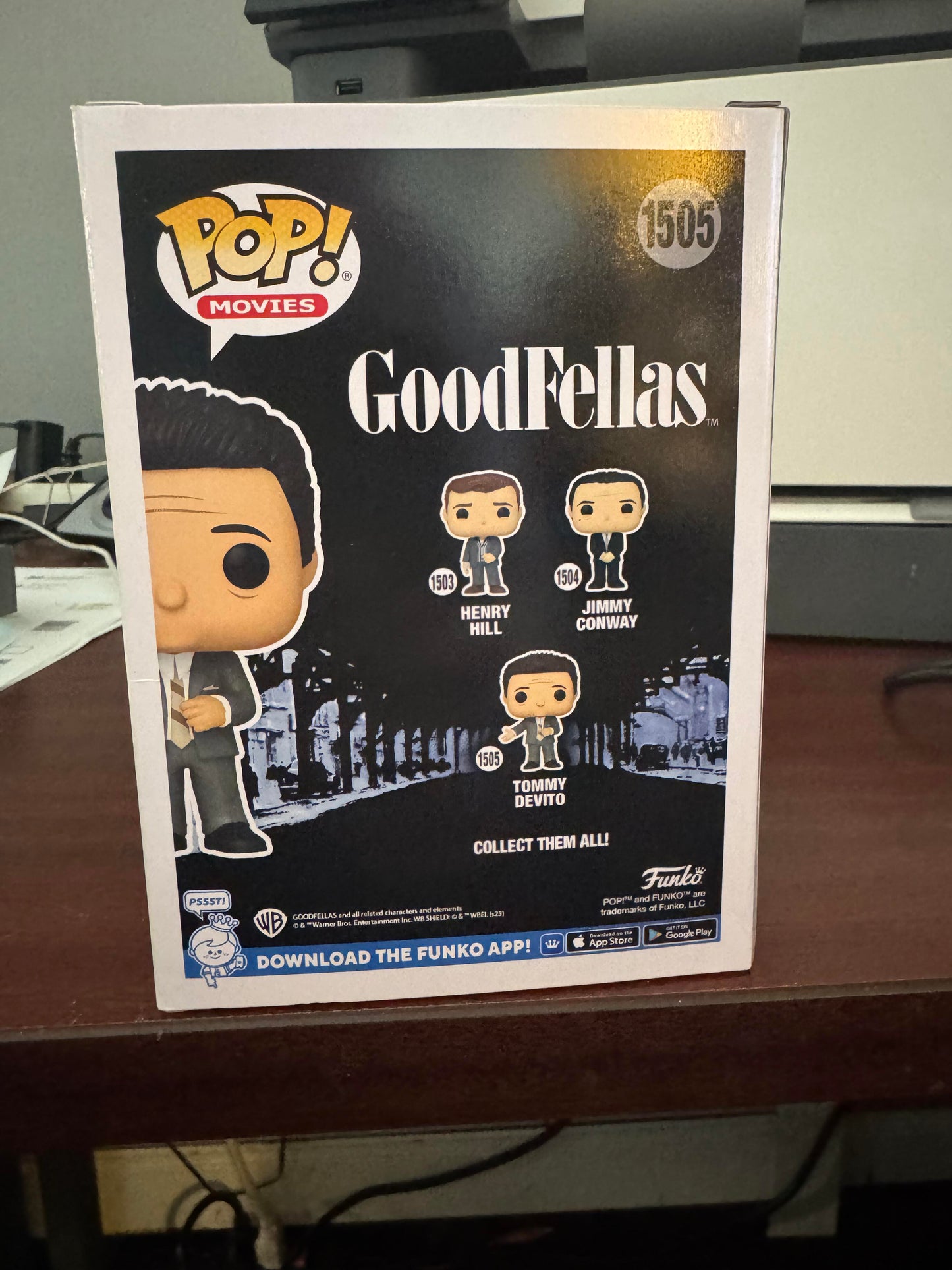 Funko Pop! Movies Goodfellas Tommy Devito Vinyl Figure Box # 1505