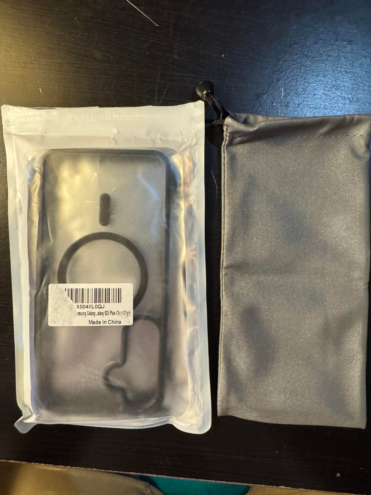 Samsung Galaxy S25 Plus Case Clear/Black - NEW