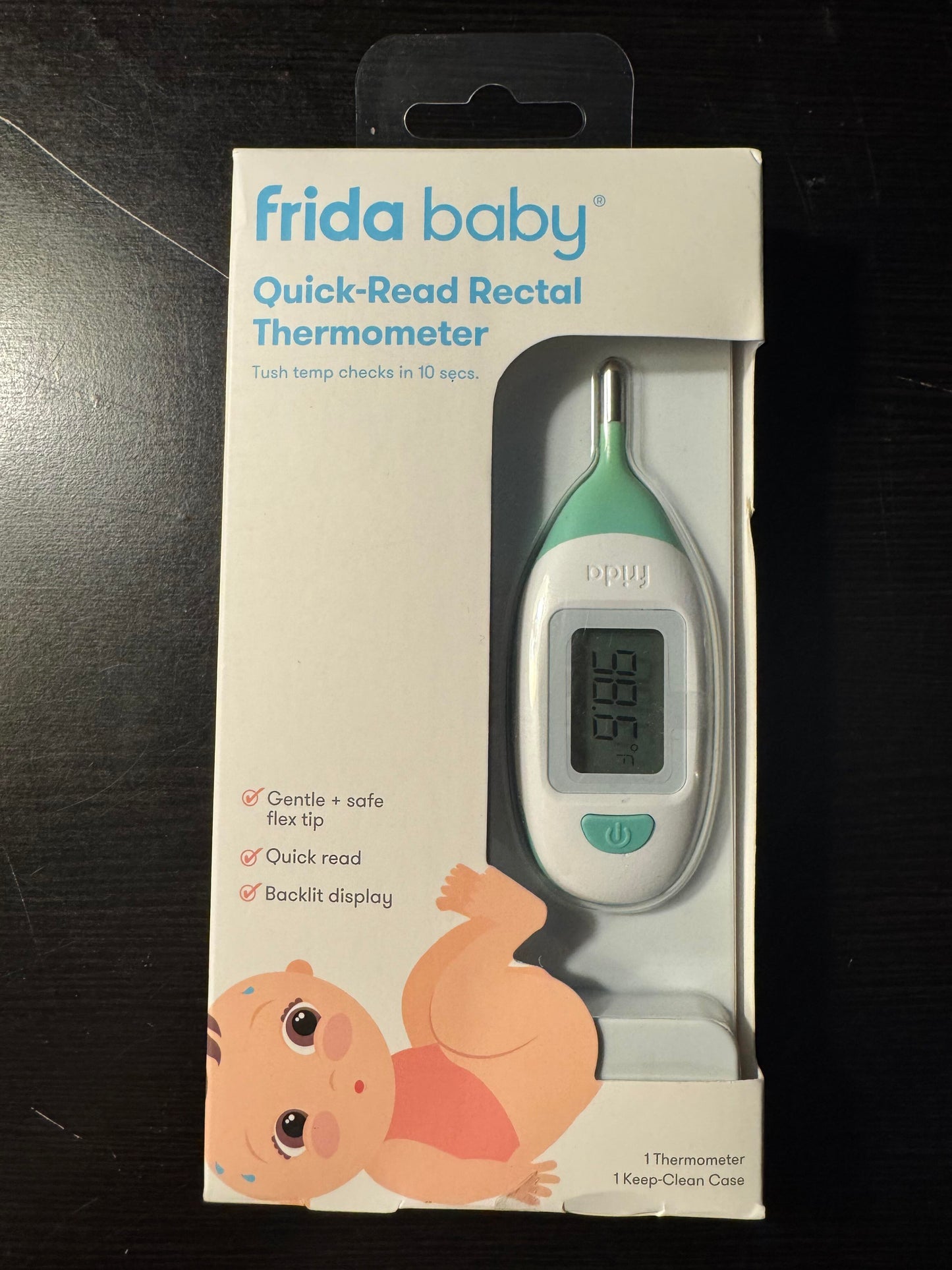 Frida Baby Quick-Read Digital Rectal Thermometer for Accurate Infant