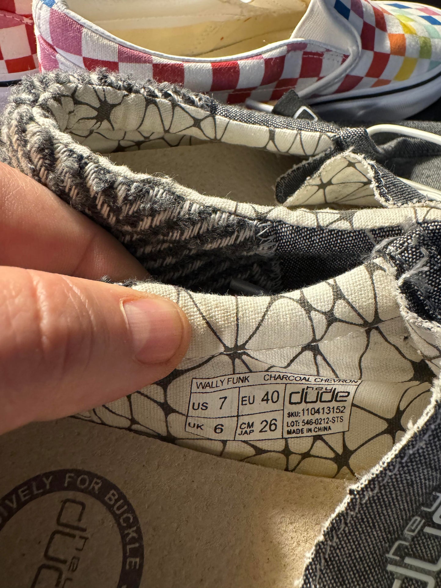 Hey Dude Size 7W (Gray)