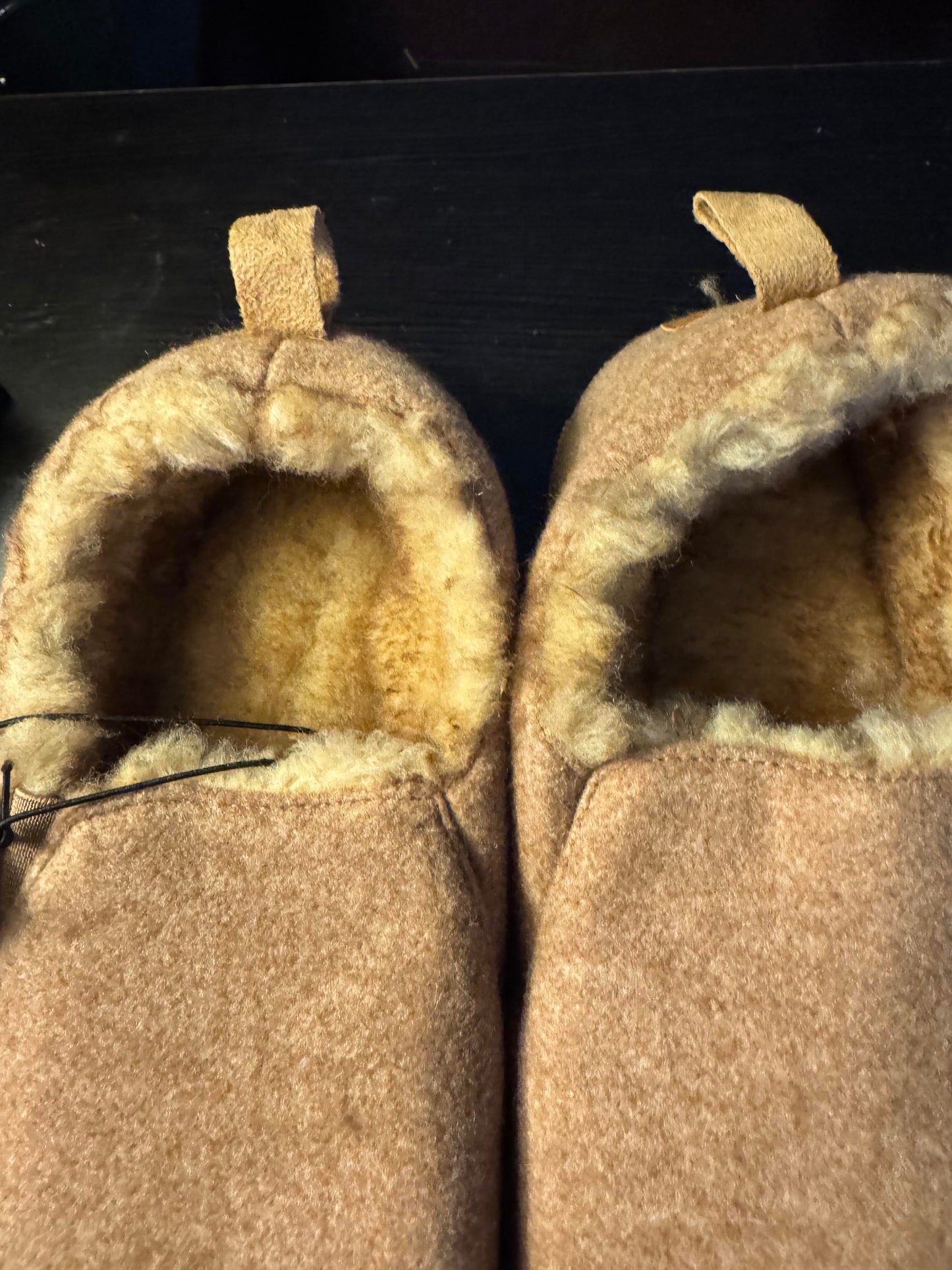 MERRIMAC Women's and Men's Faux Felt Slippers