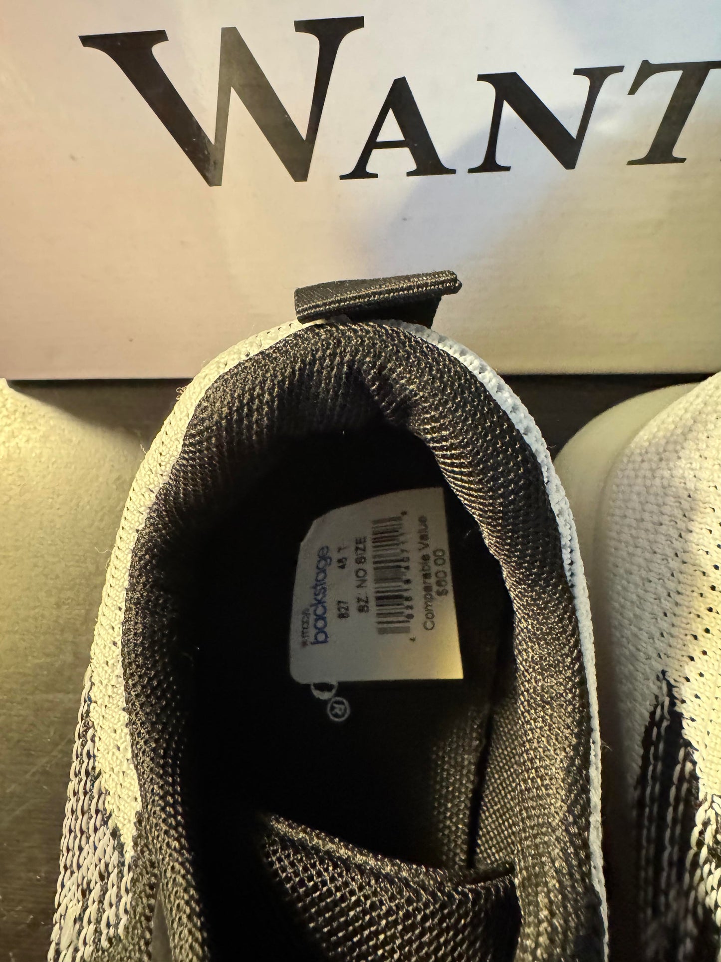 Wanted Obtuse 7.5 W (Black/White) Shoes