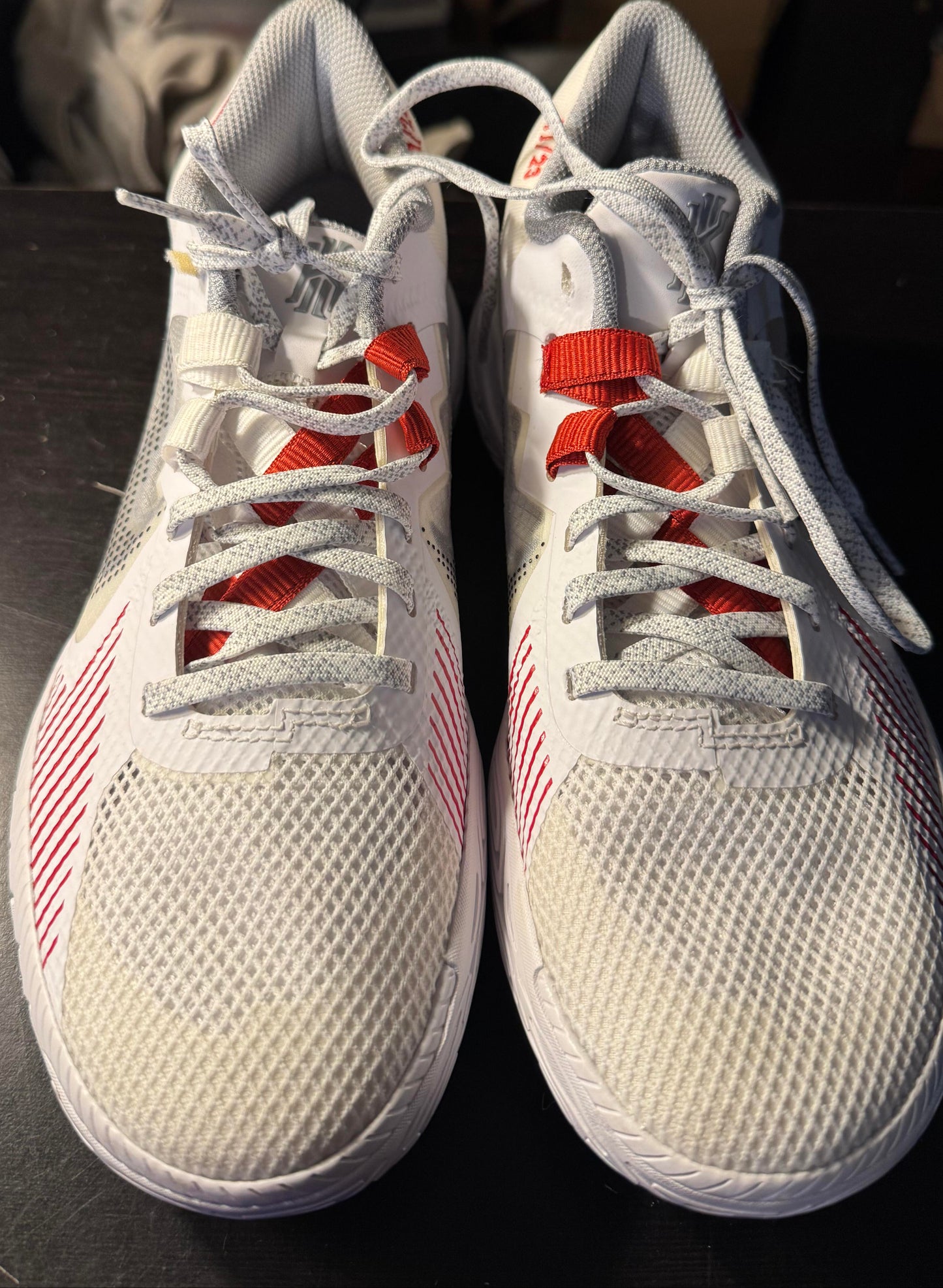 Nike Kyrie Flytrap 5 White Grey Red CZ4100-100 Size 7.5 Mens Basketball Shoes