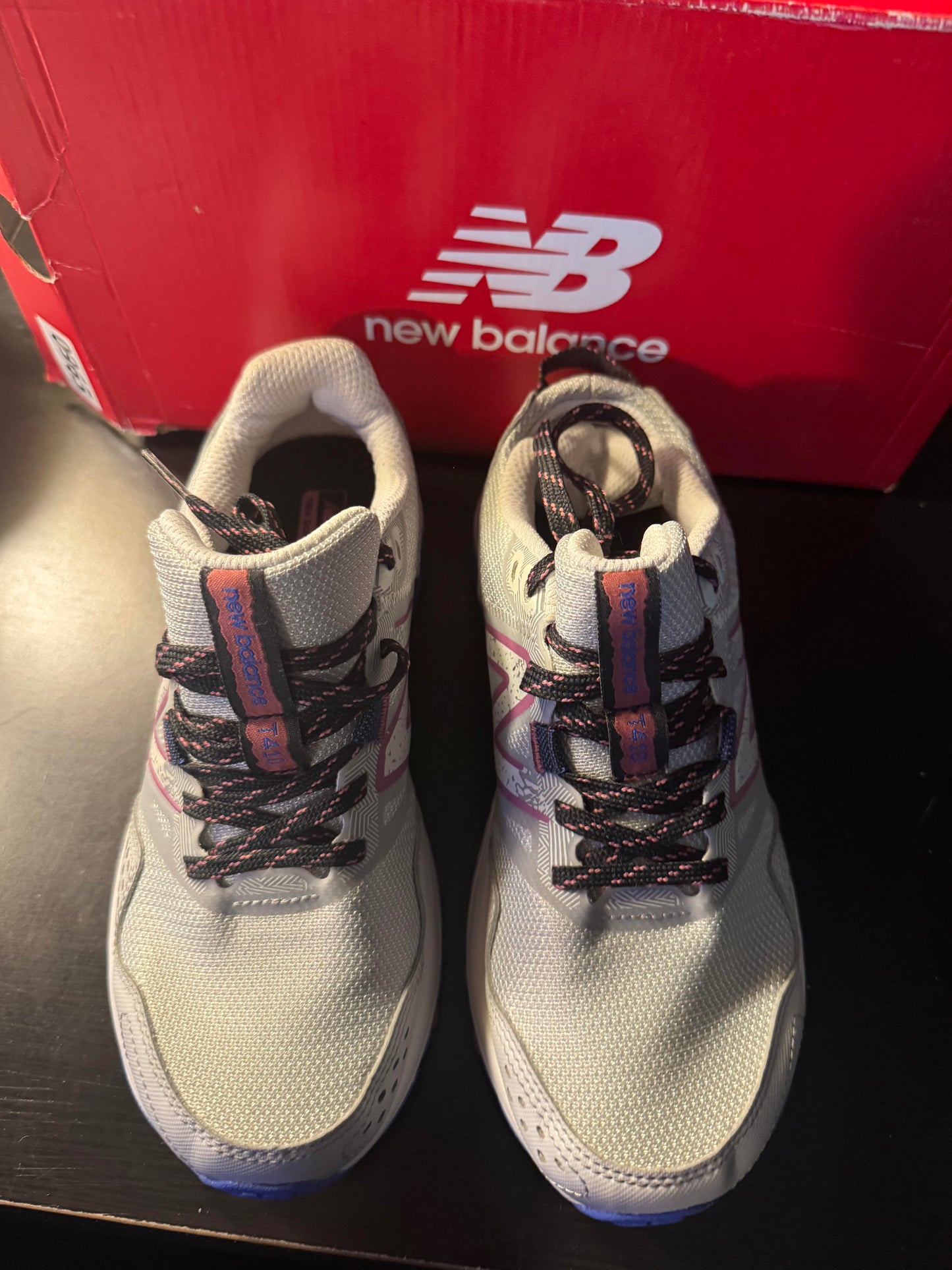 New Balance® 410 V8 Trail Running Women's Running Shoes Size 7W - Blue/Grey