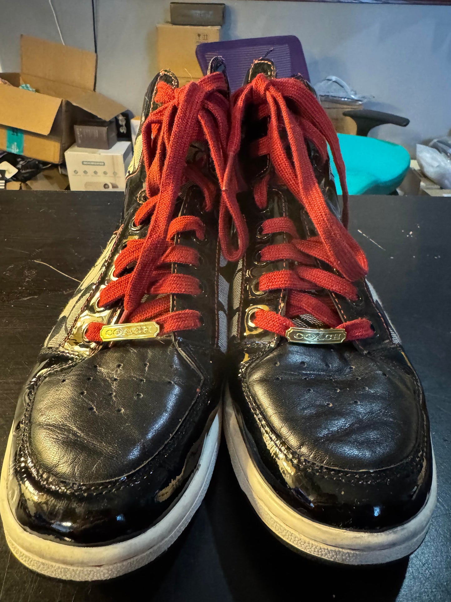 Coach Women's Norra High-Top Sneaker Size 10W