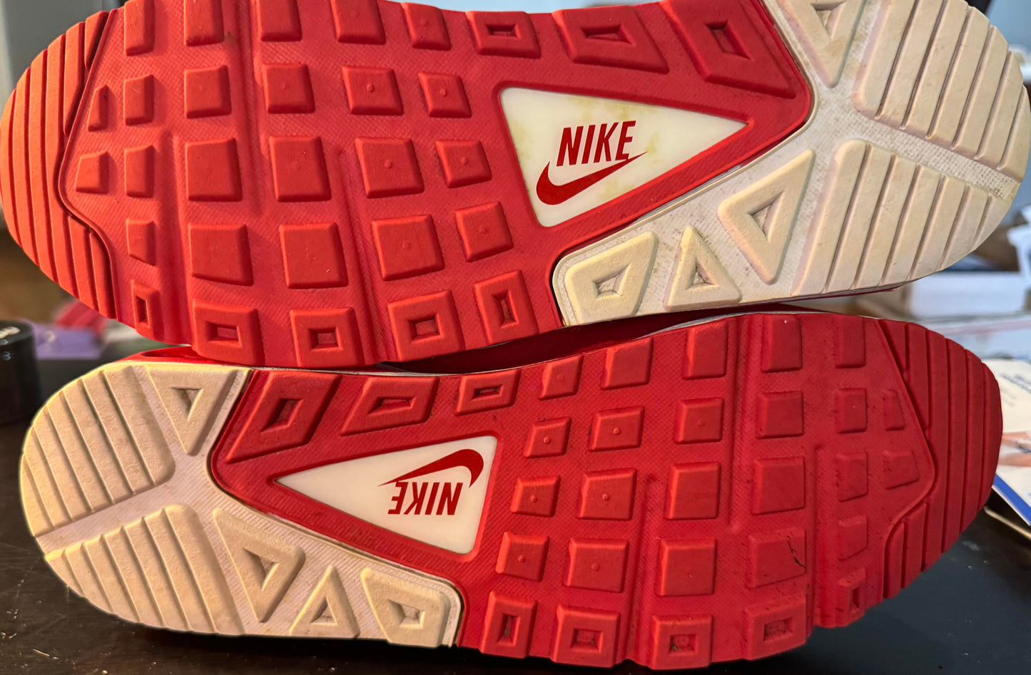Nike Air Max Command Mesh University Red, Black, Silver, White Size 14M