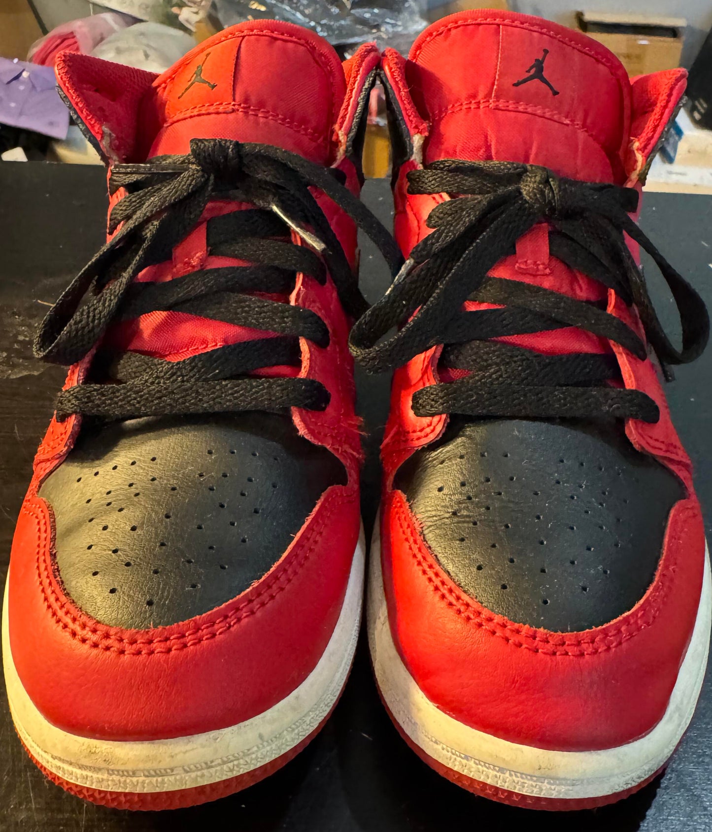 Nike Jordan 1 Mid Reverse Bred (PS) Size 3Y