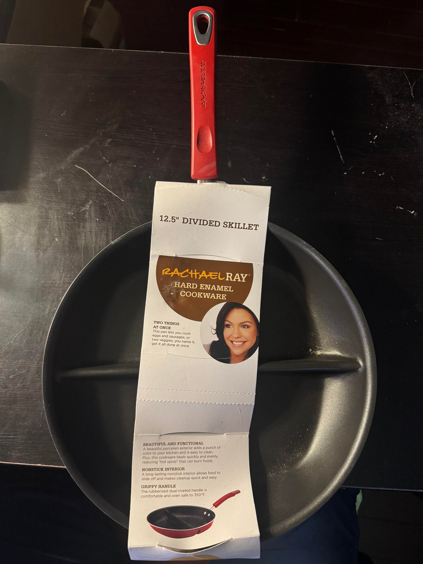 Racheal Ray 12.5'' Divided Skillet