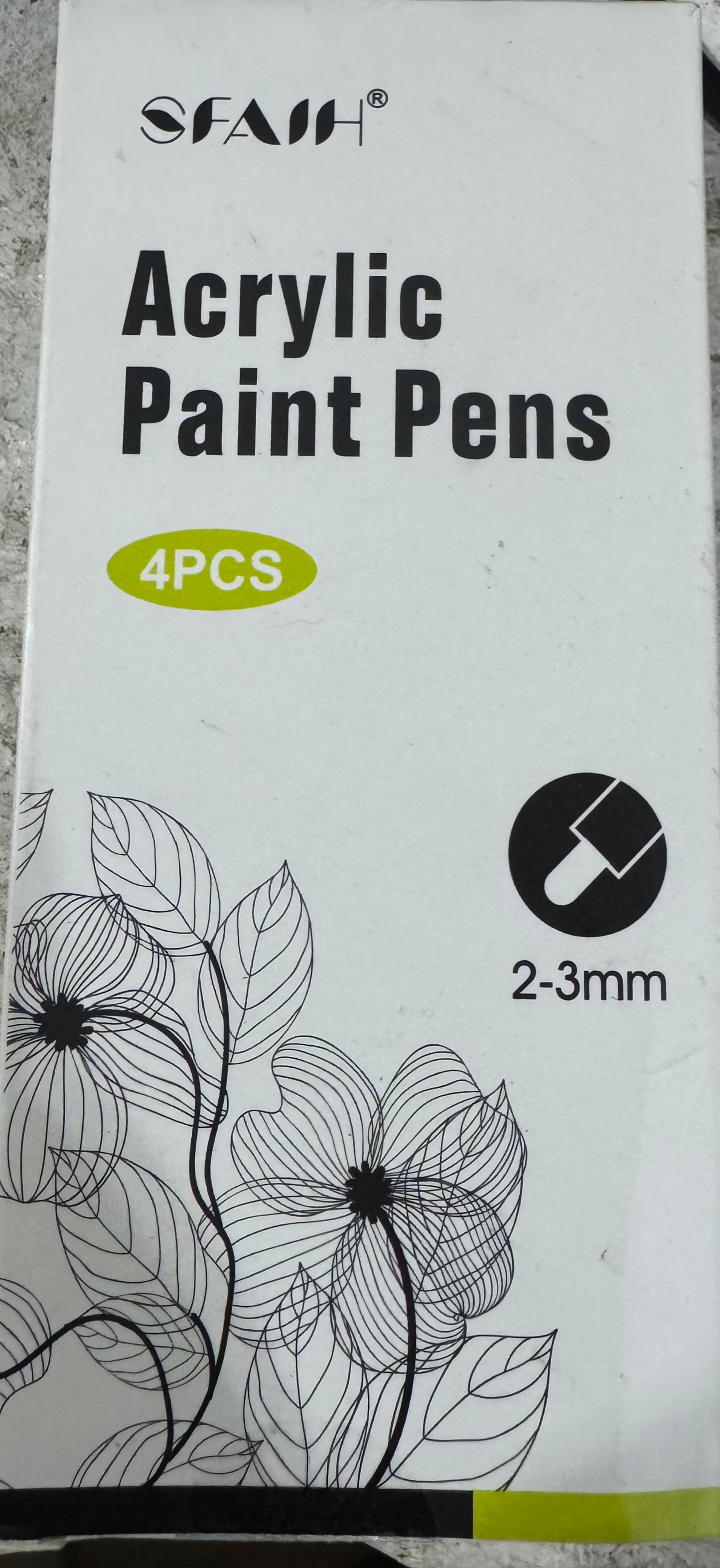 Acrylic paint pens 4 pack