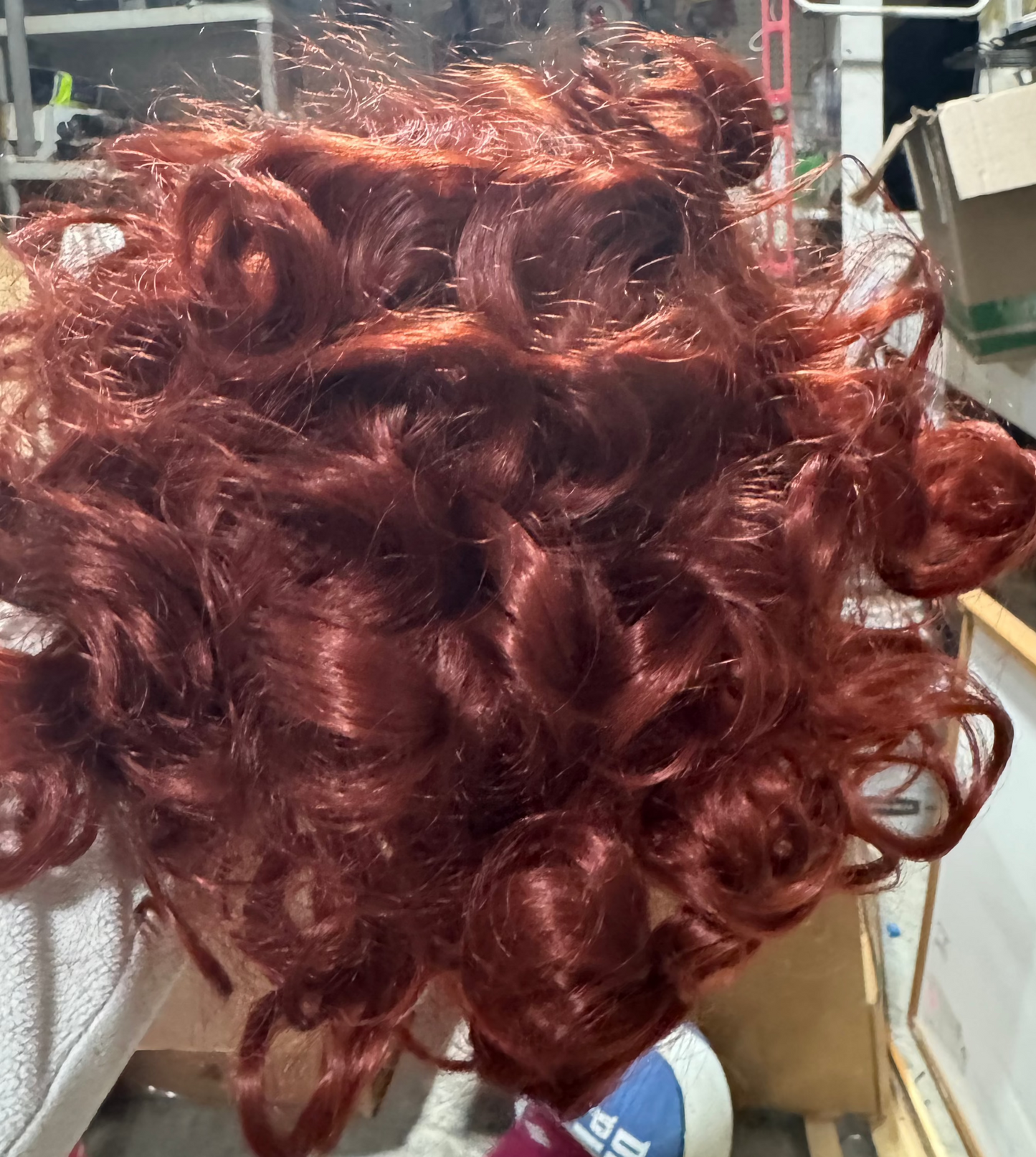 Wig with weaving cap