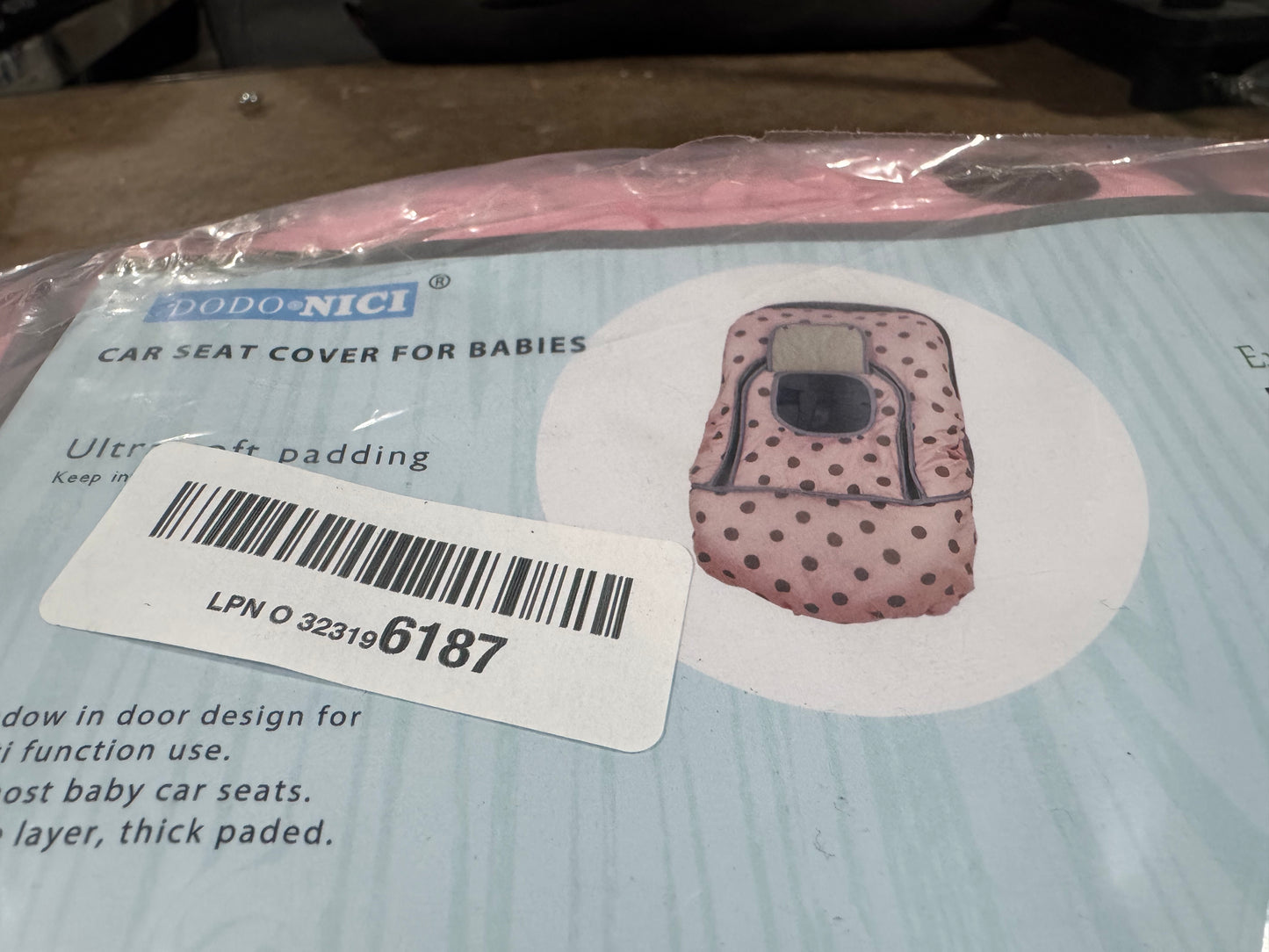 Car seat cover for babies