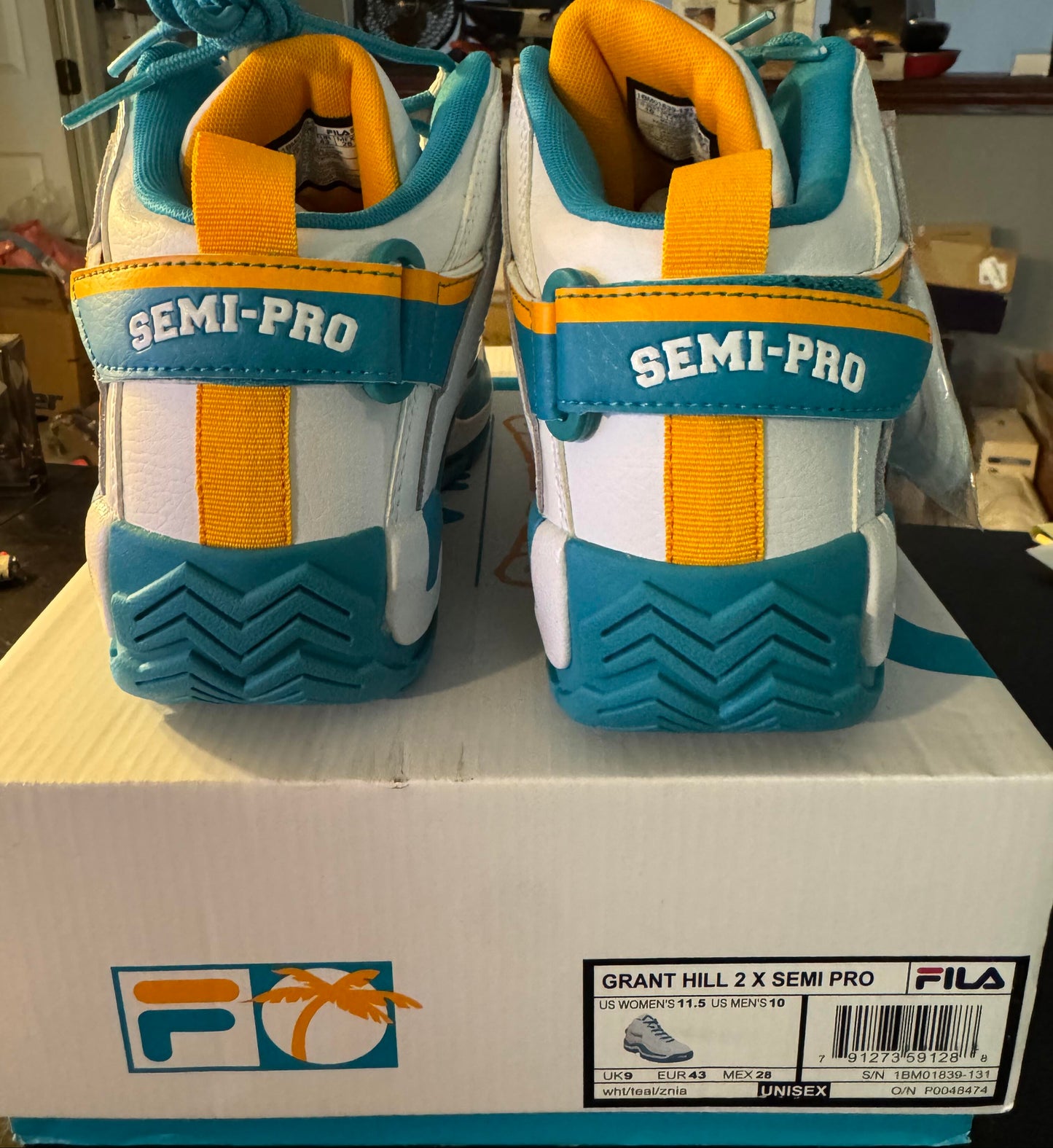 Fila Semi-Pro x Grant Hill 2 'Flint Tropics Home' Size 10M