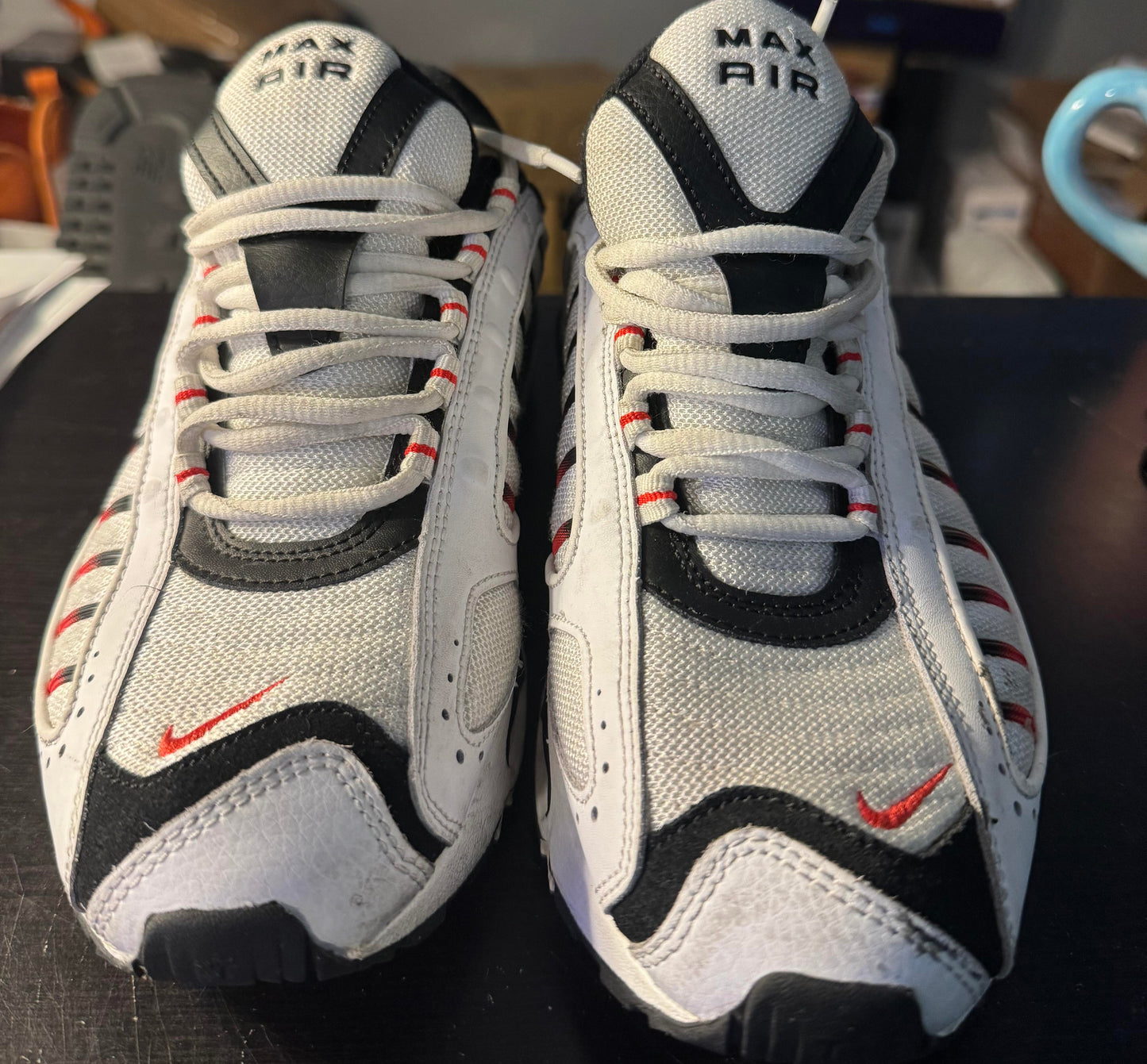 Nike Air Max Tailwind 4 "White Black Red" Size 9W