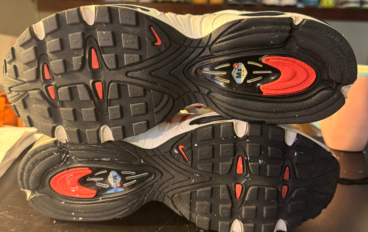 Nike Air Max Tailwind 4 "White Black Red" Size 9W