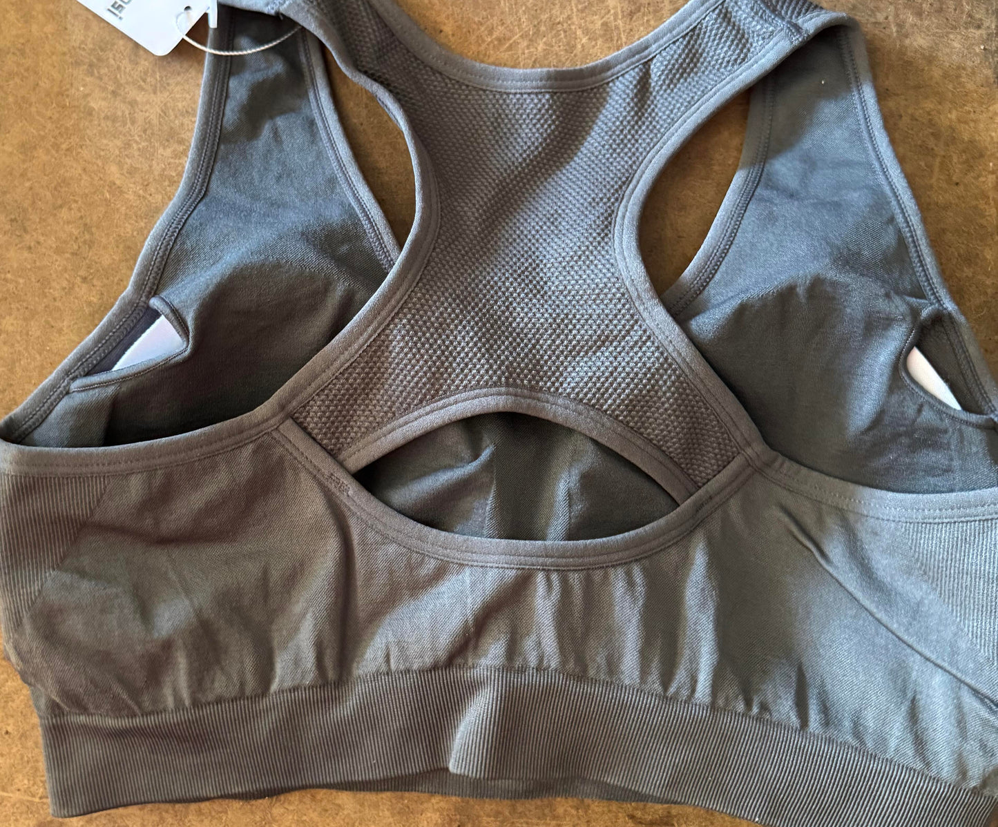Women Racerback Sports Bras for Women High Impact X-Large (Grey)