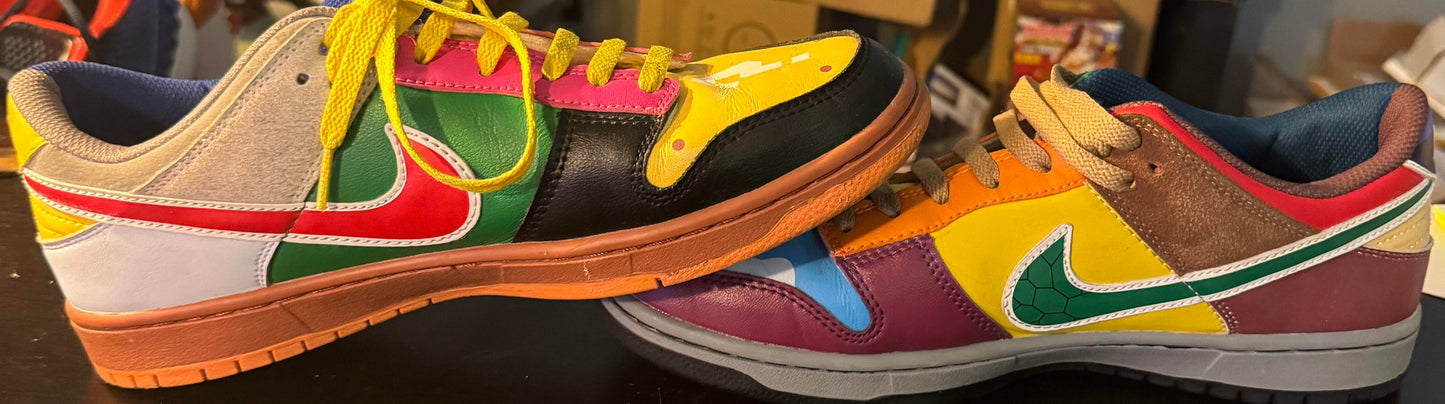Nike Custom Super Mario SB Dunk Low "What the Mario?" Size 10.5-11M