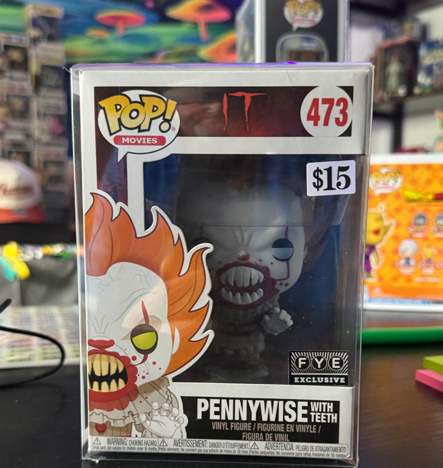 Pennywise "with teeth" Funko Pop (473) Exclusive