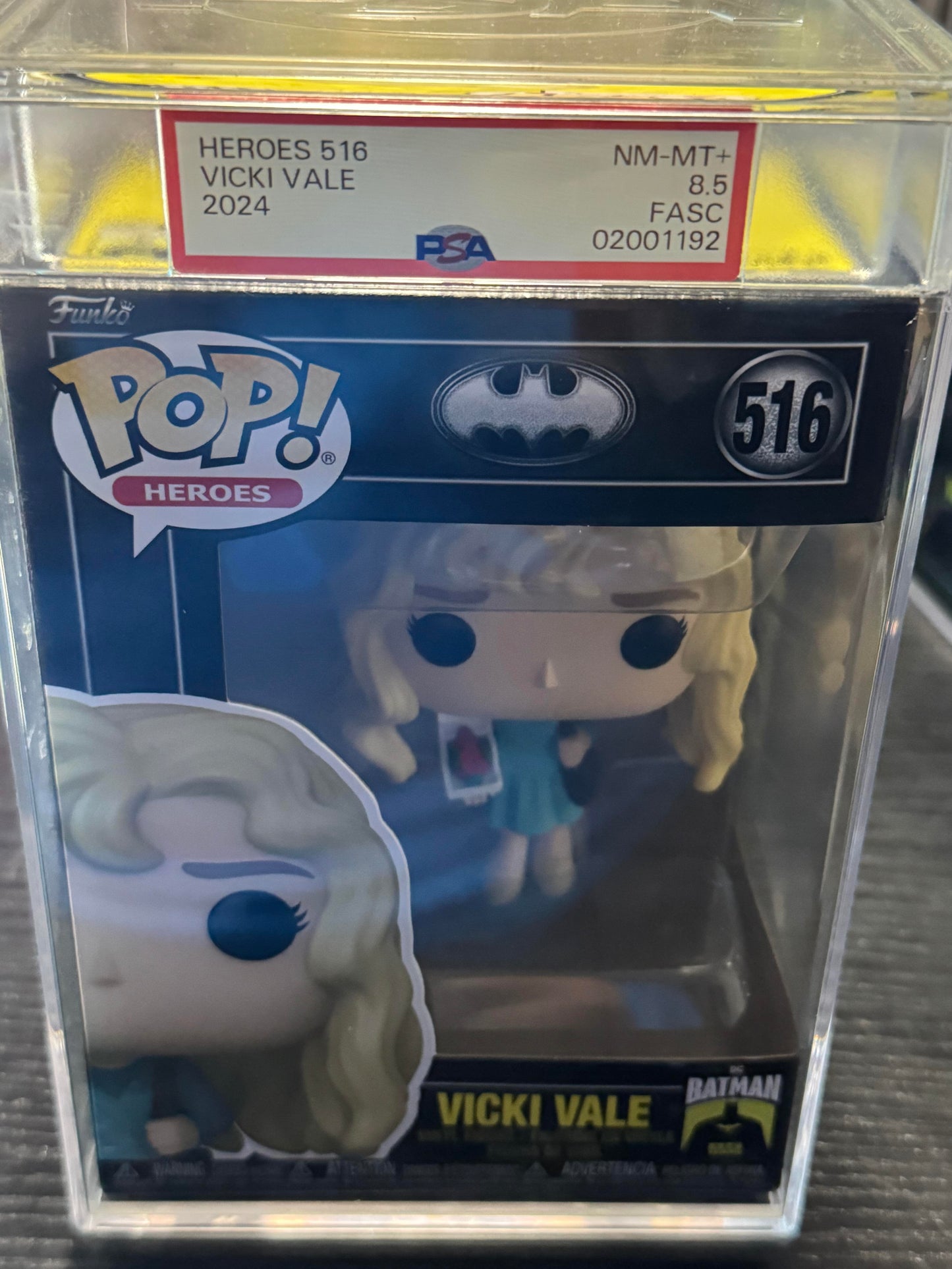 Vicki Vale #516 (Batman) Funko Pop PSA 8.5