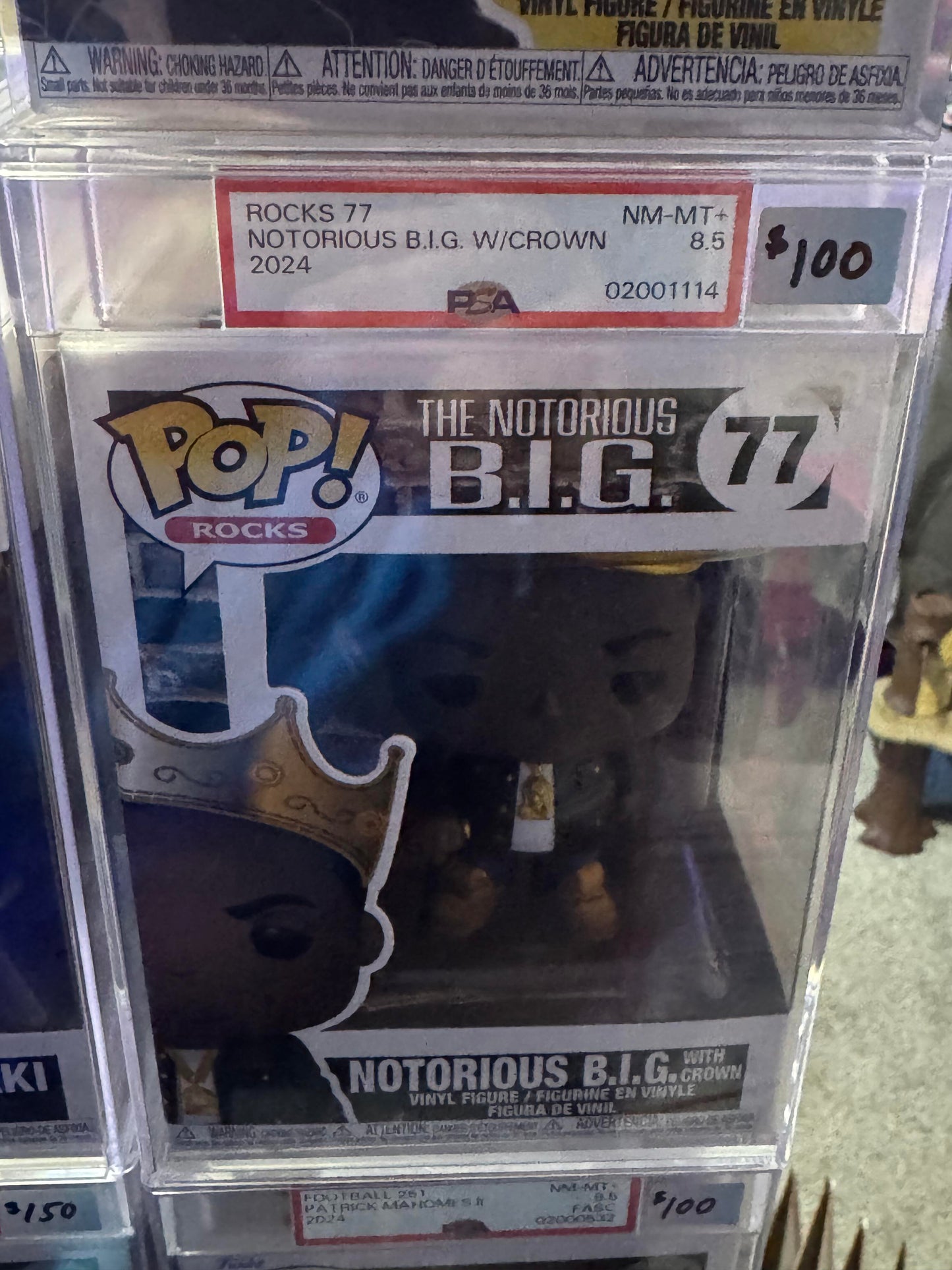 Notorious B.I.G. #77 Funko Pop PSA 8.5