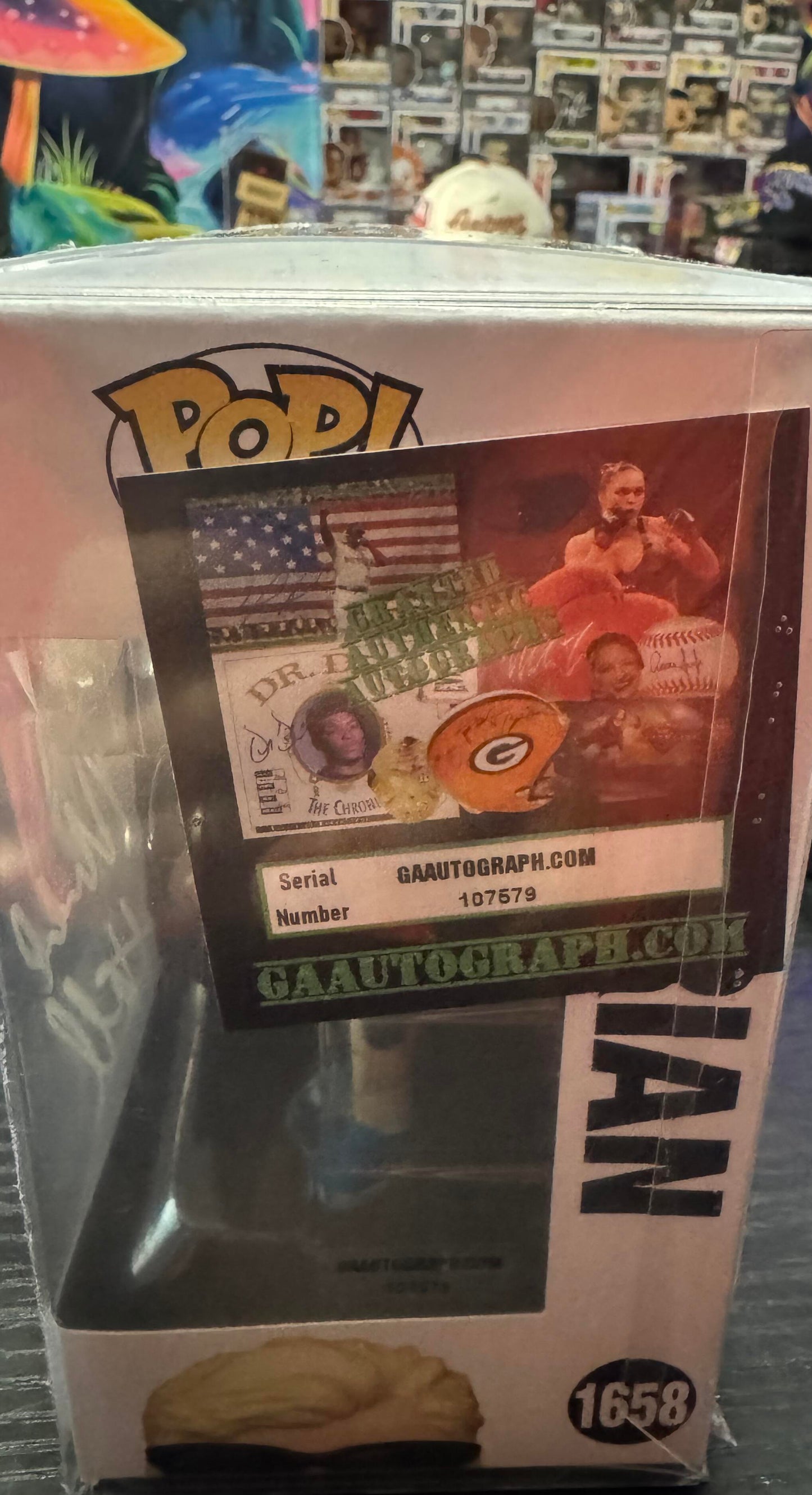 Anthony Michael Hall Signed #1658 Funko Pop GAAUTOGRAPH COA