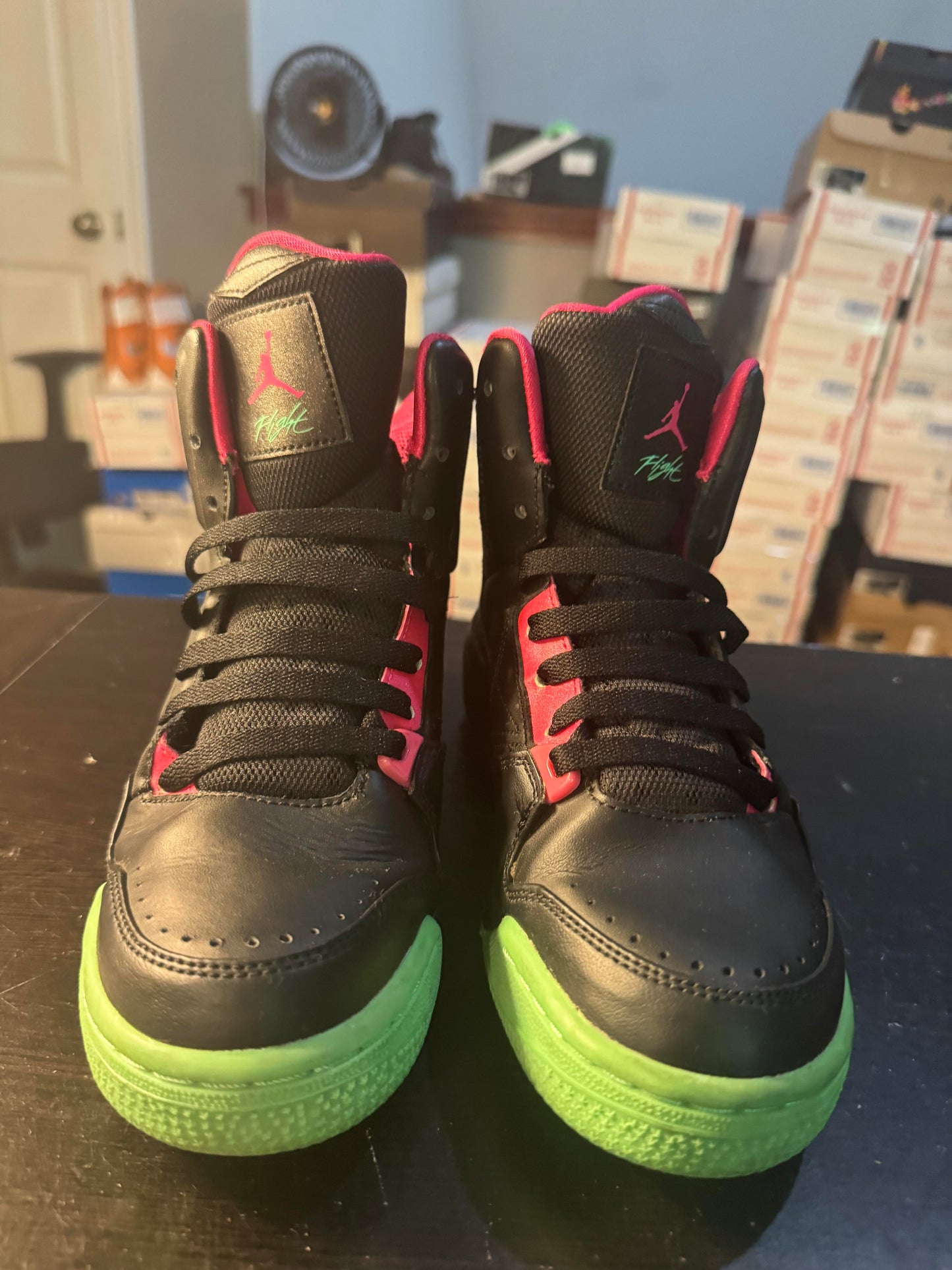 Air Jordan (GS) Air Jordan SC-3 'Black Vivid Pink' Size 5.5Y