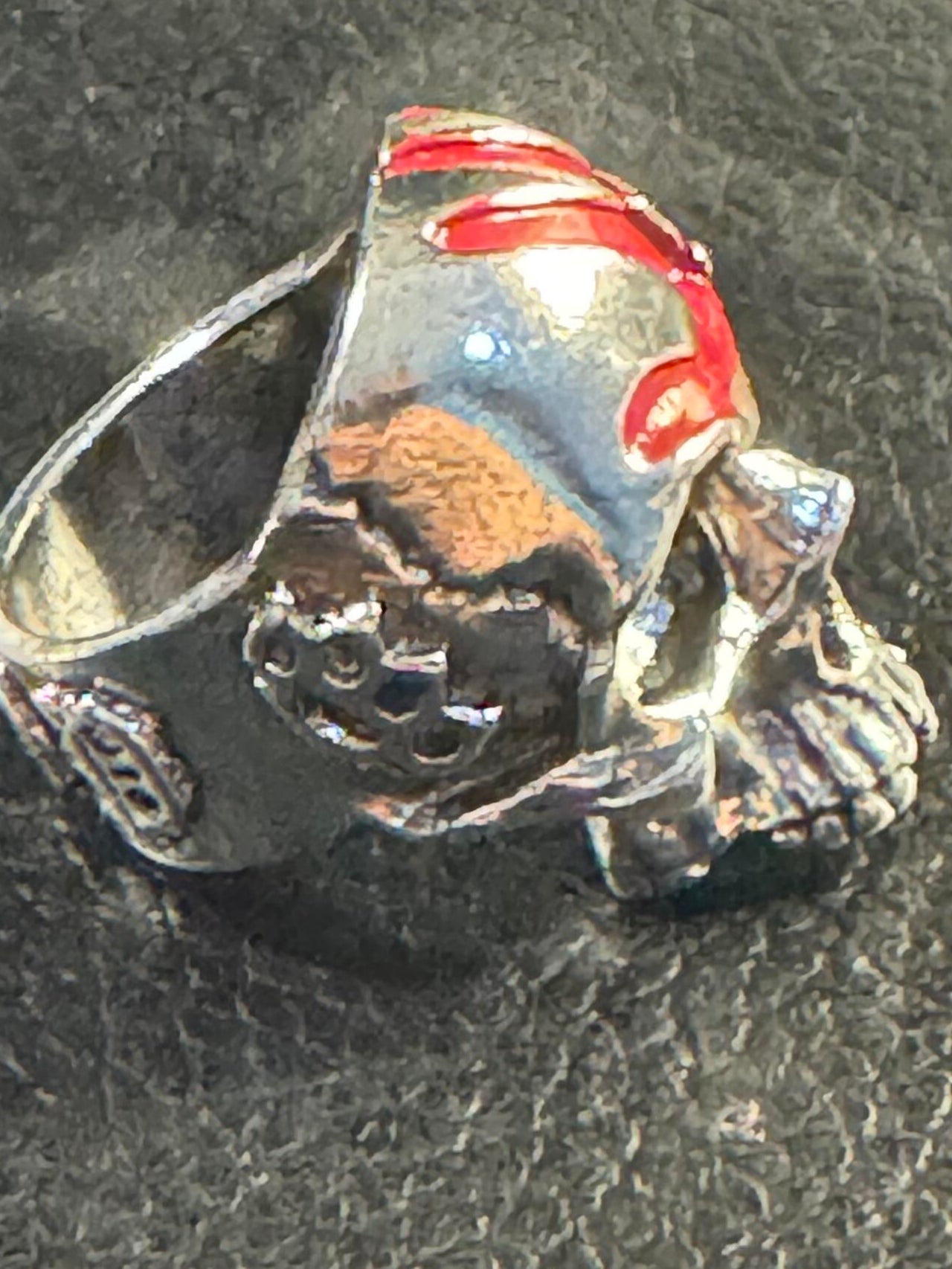 Five Fingers Punch Skull Ring