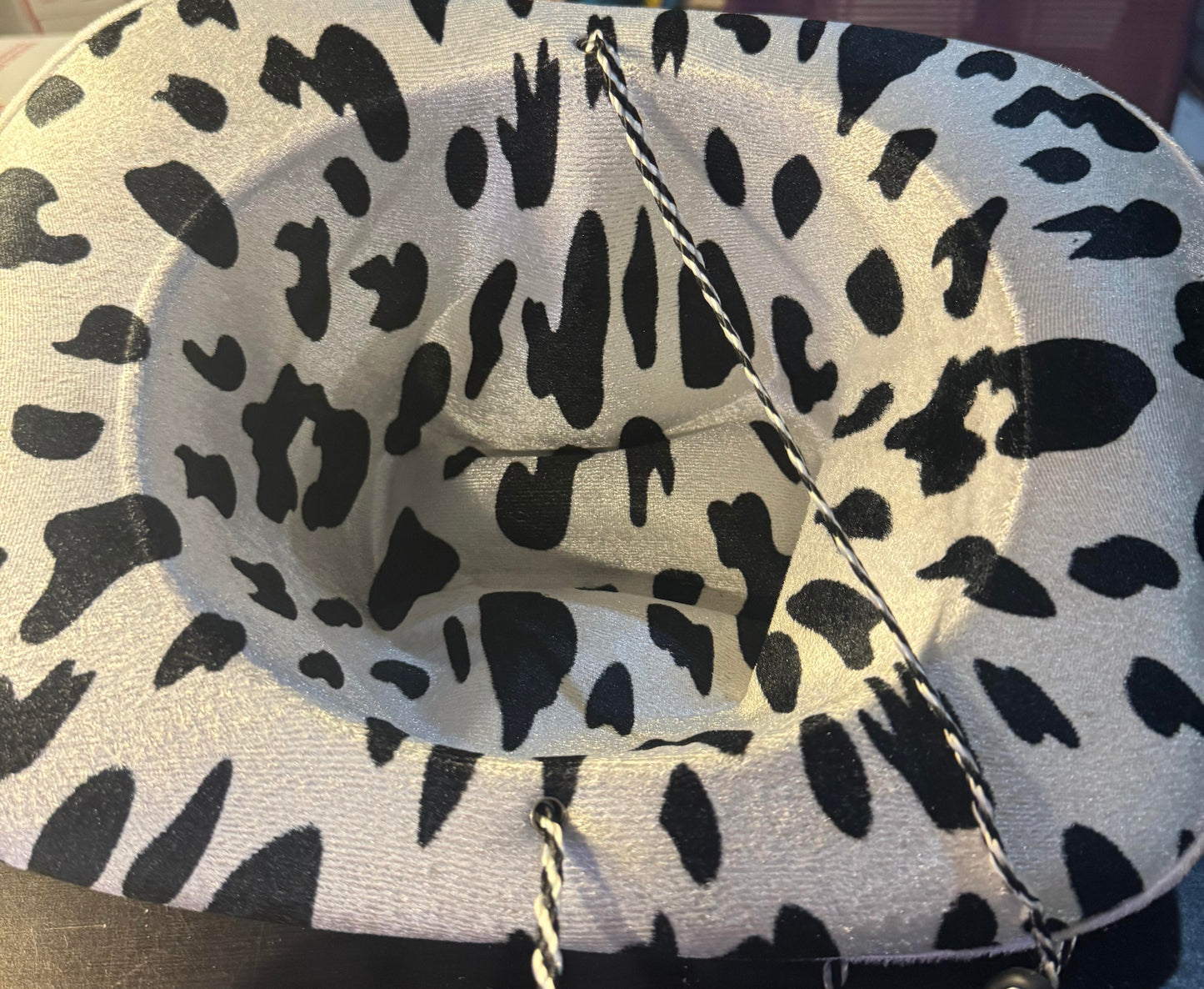 Cow Print Cowboy Hat