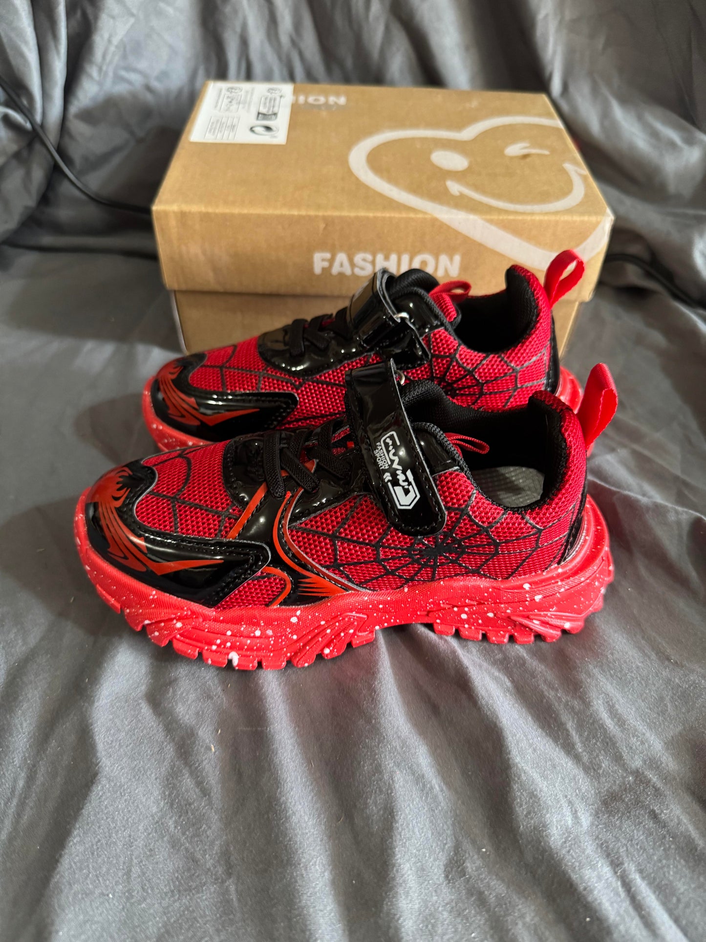 Spiderman Kids Sneakers Size 12.5C