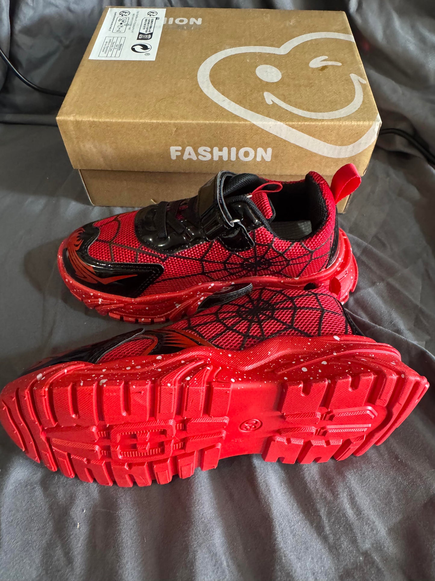 Spiderman Kids Sneakers Size 12.5C