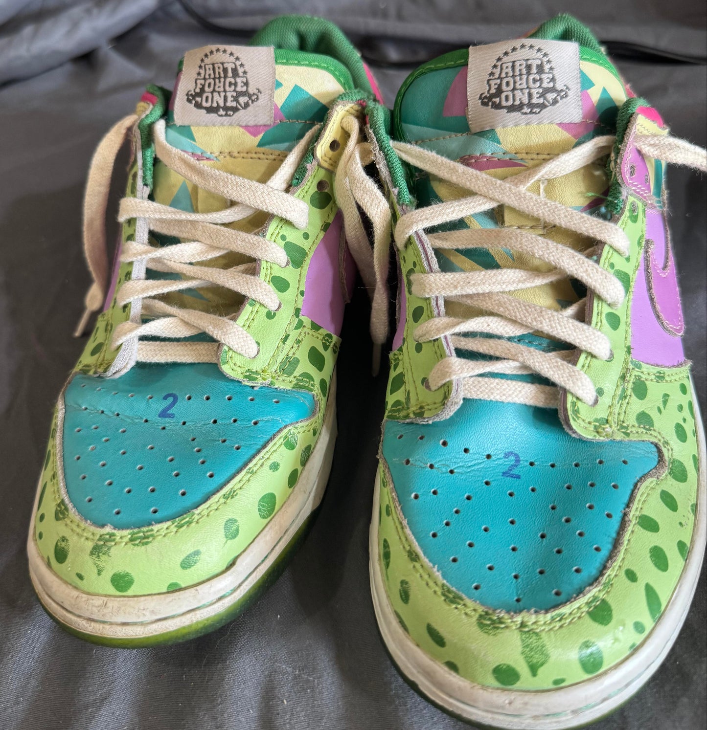 Nike Custom "Art Force One" Dunk Size 8Y