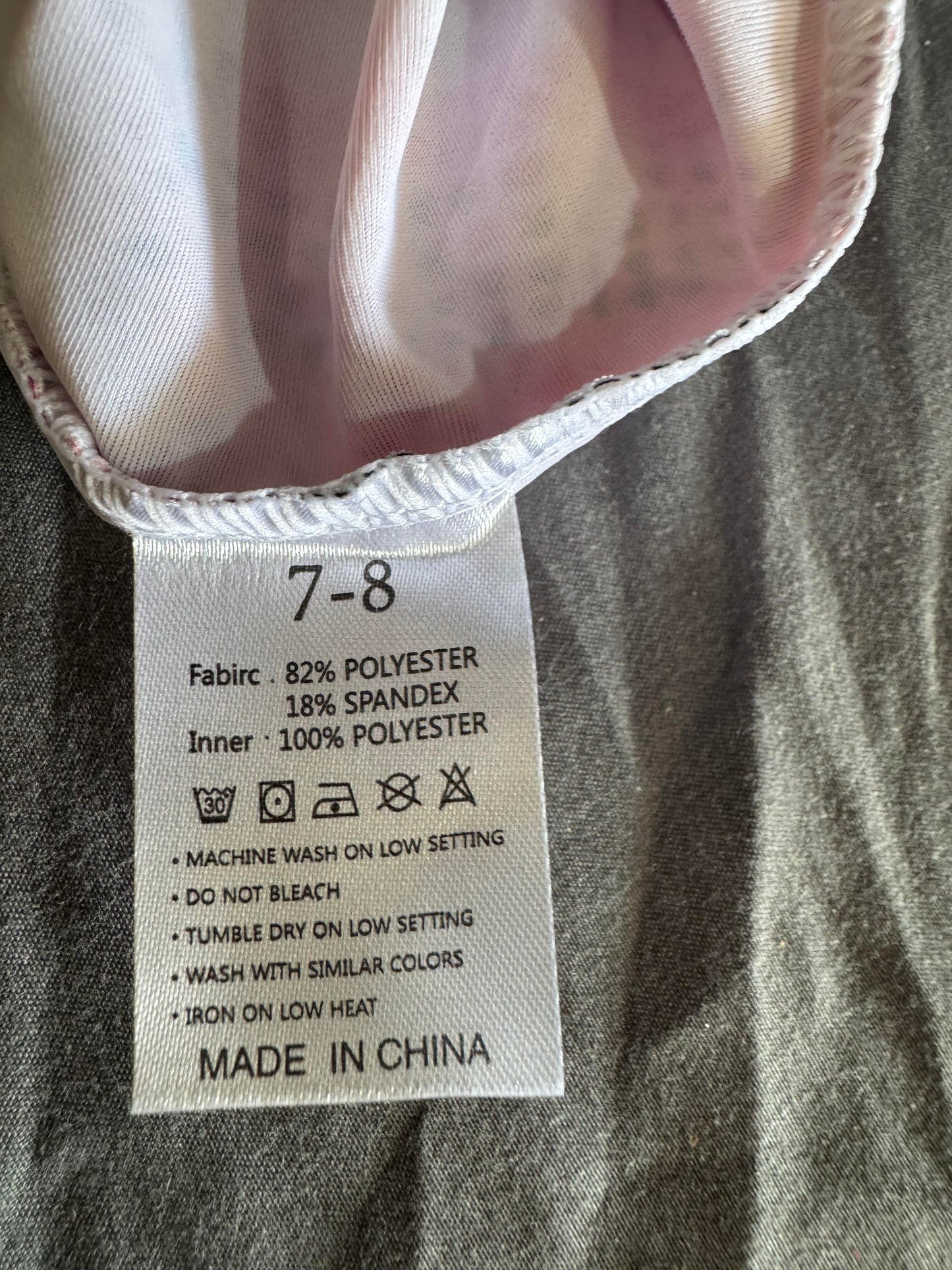 Shein girls bathing suit size 7/8