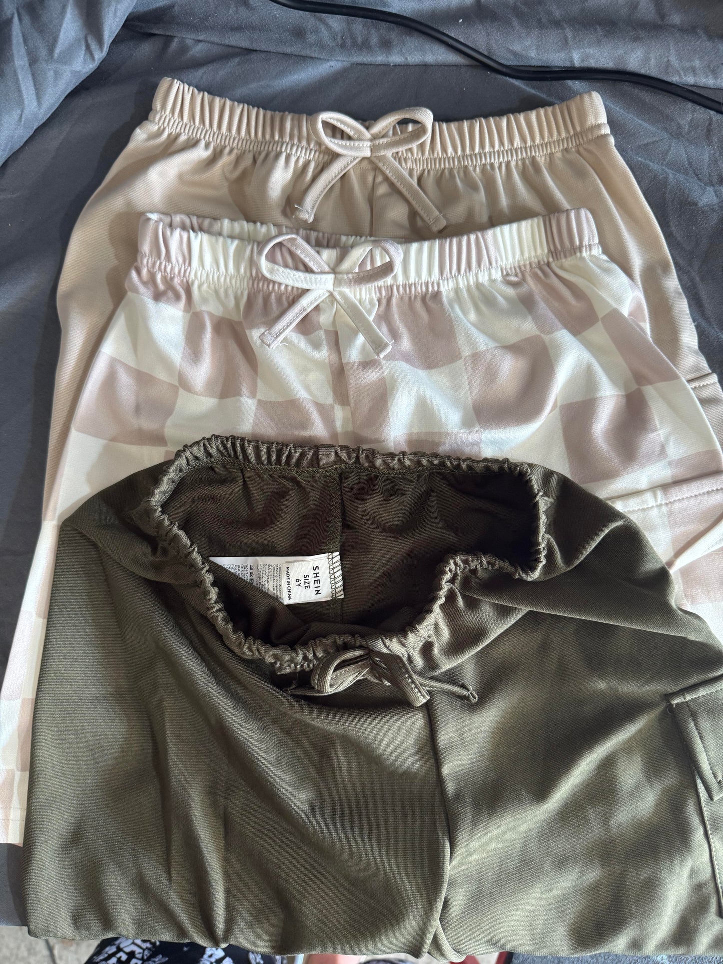 Shein girls lightweight shorts Size 6Y (3-pack)