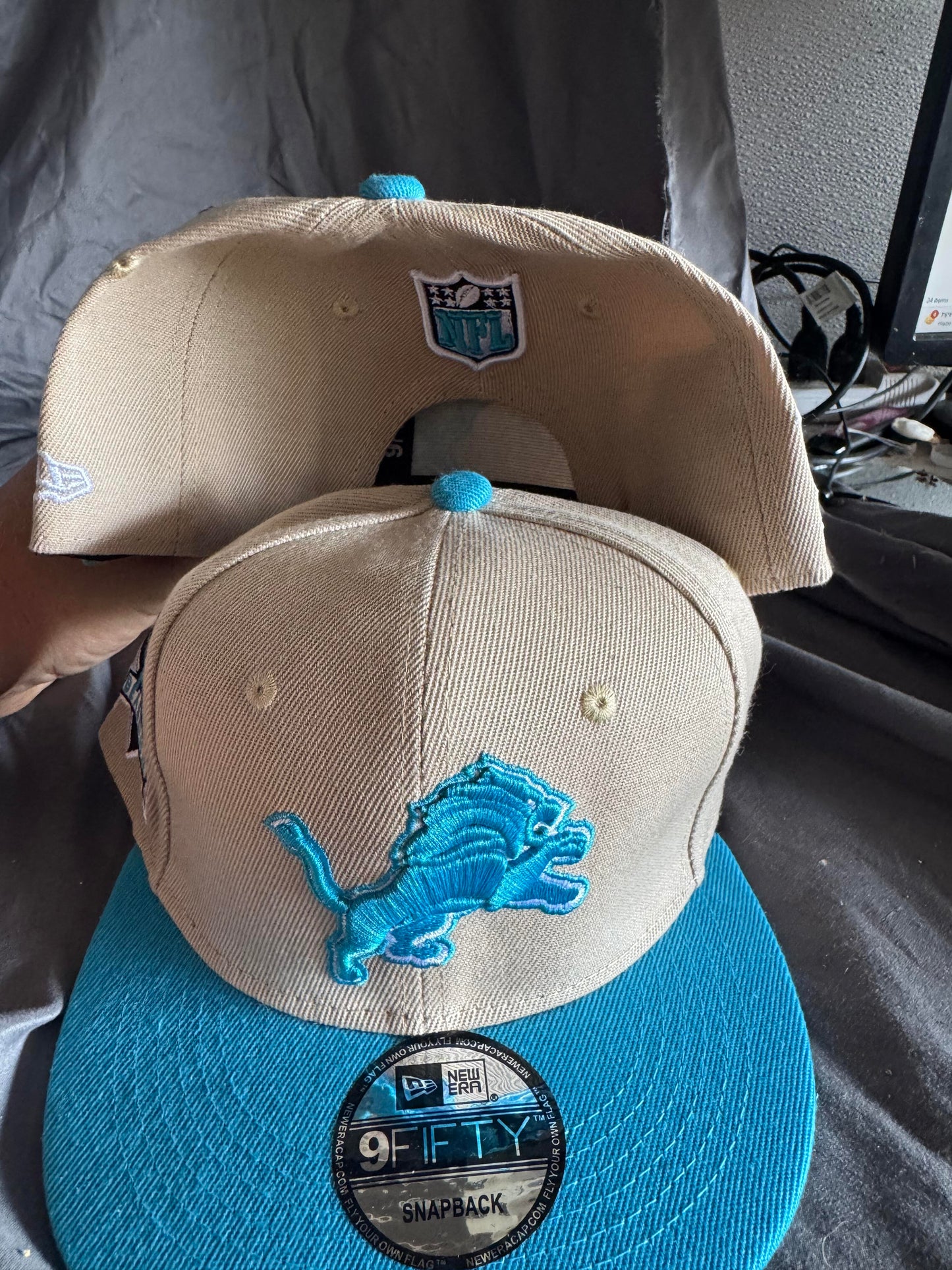 New Era Detroit Lions Snapback (Teal)