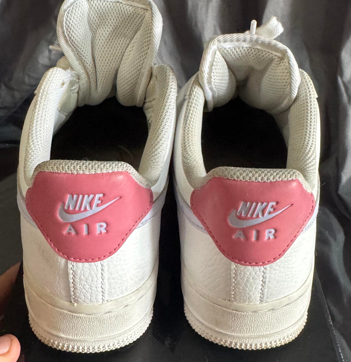 Pre-Owned Nike Air Force 1 Low White Desert Berry Women's Size 7.5