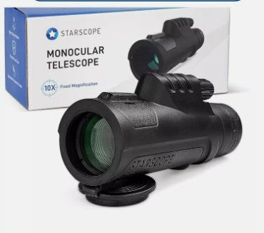 STARSCOPE Monocular Telescope 10X Adjustable Magnification