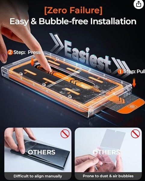 X-it 2 Packs for Samsung Galaxy S24 plus Screen Protector 6.8-inch