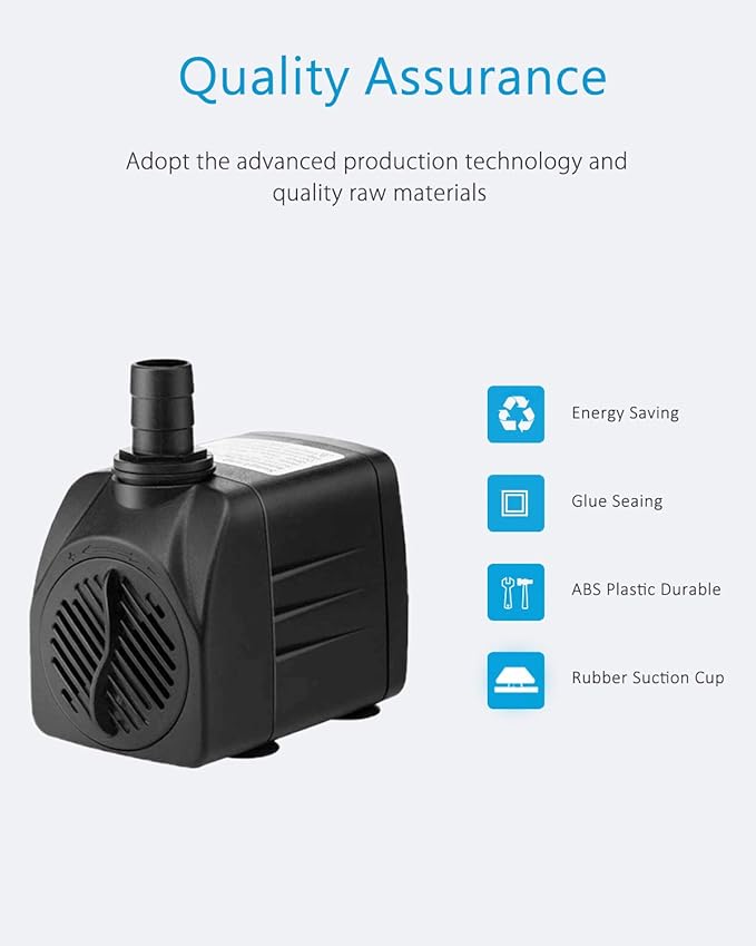 Submersible Pump 400GPH (1500L 25W)