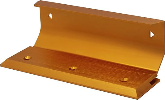 Home Security Door Lock Blemish Door Barricade Brace Garage Front Door Barricade Lock for Your Double Doors Standard Doors and French Doors - Gold