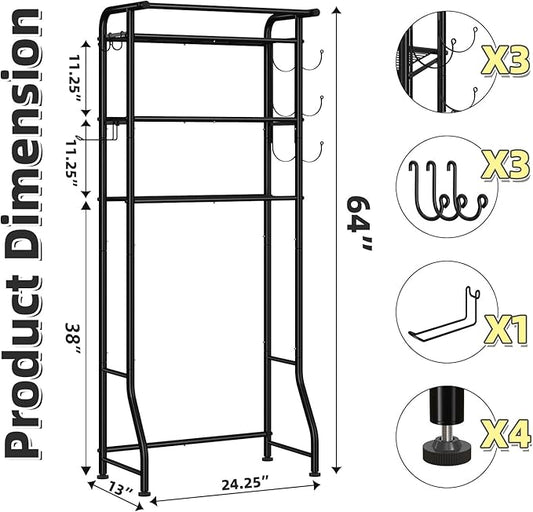 Simple Trending 3 Tier Over The Toilet Rack