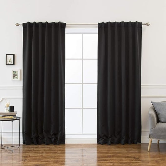 Best Home Fashion Premium Blackout Curtain Panels - (Set of 2 Panels)