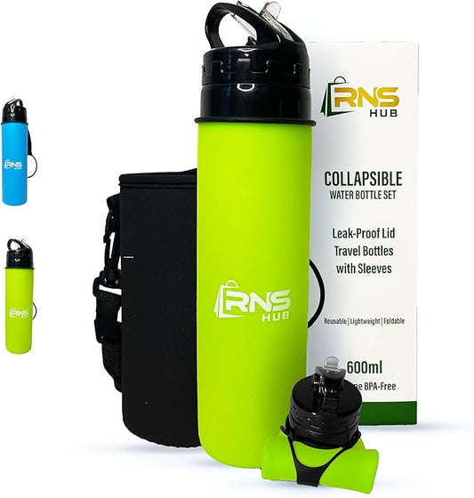 Collapsible Water Bottles Set- 600ml