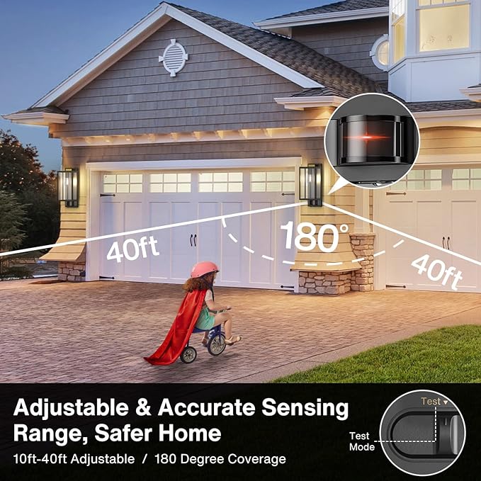 Motion Sensor Outdoor Wall Lights