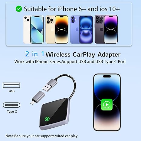 Wireless-CarPlay-Adapter for Apple iPhone