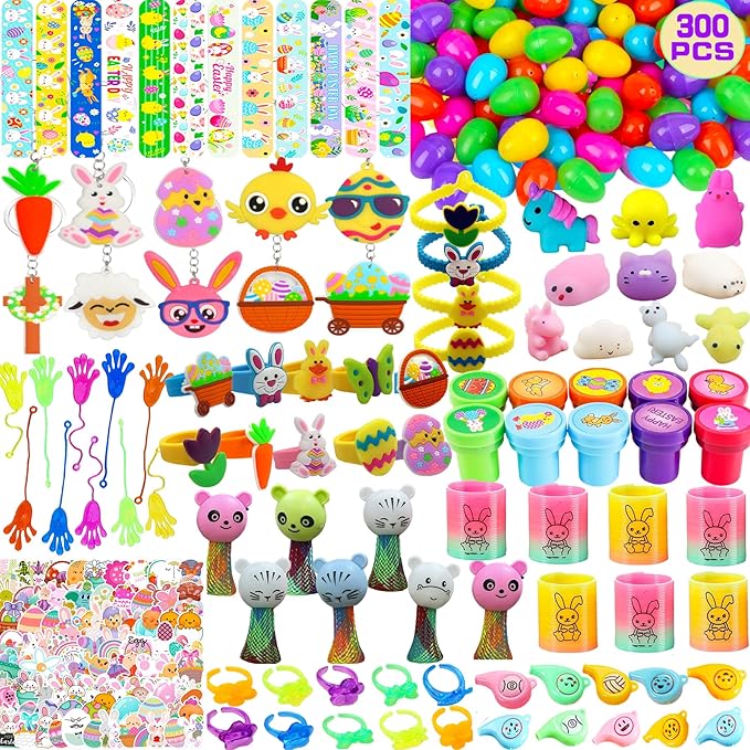300pcs Easter Eggs With Toys Inside