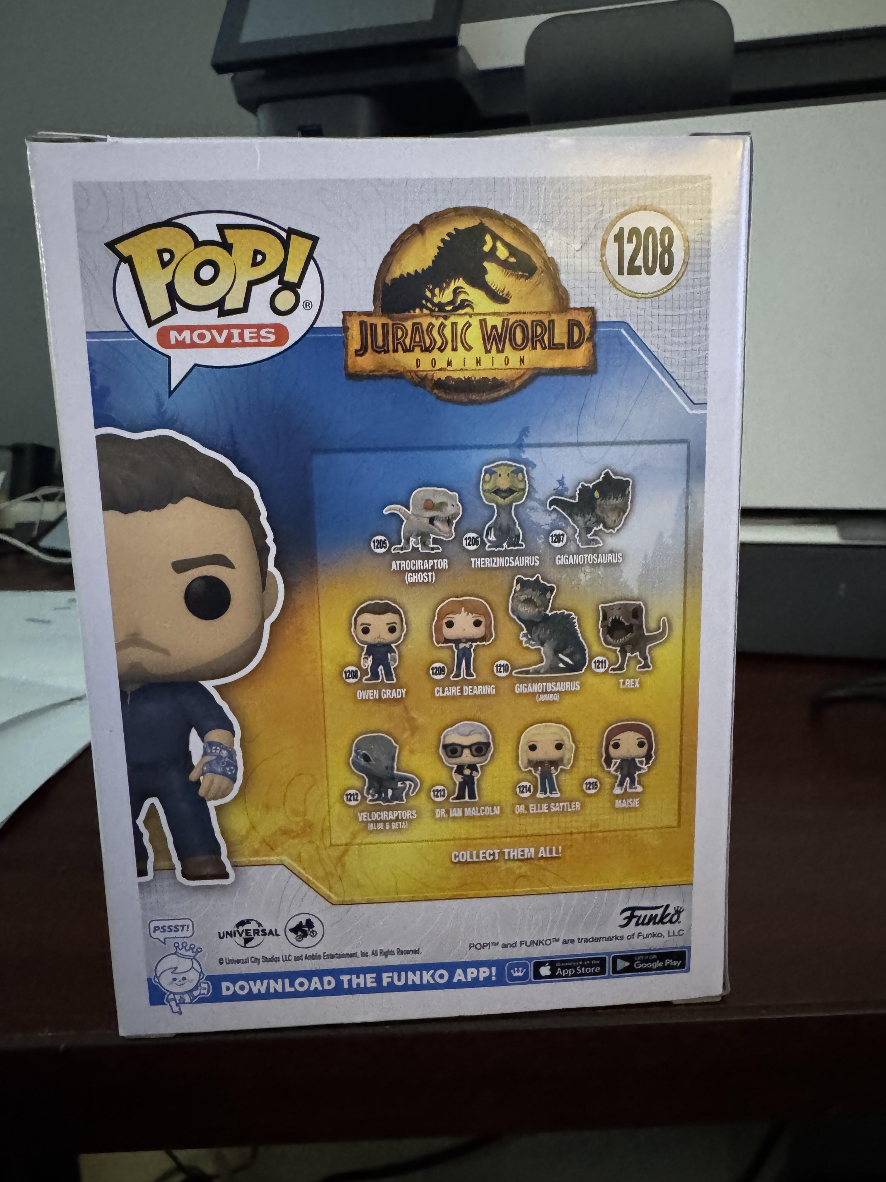 Funko Pop! Vinyl: Owen Grady #1208