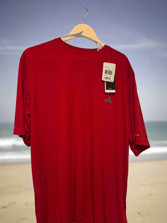 Adidas Men's T-shirt Size L (Red)