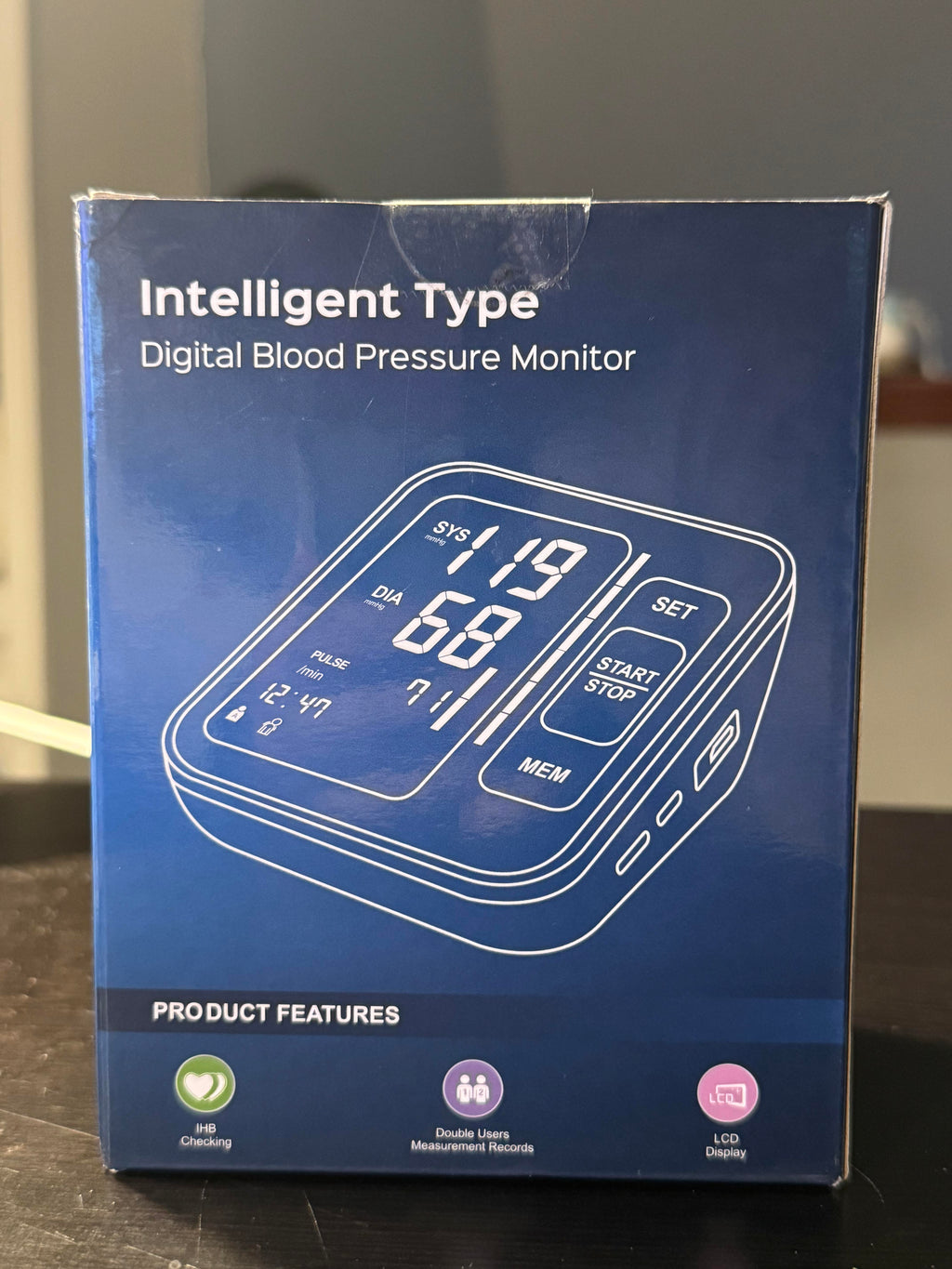 Blood Pressure Monitors for Home Use Upper Arm with Carrying Case - Open Box /New