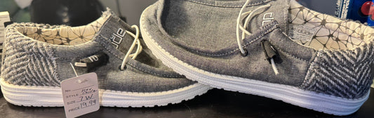Hey Dude Size 7W (Gray)